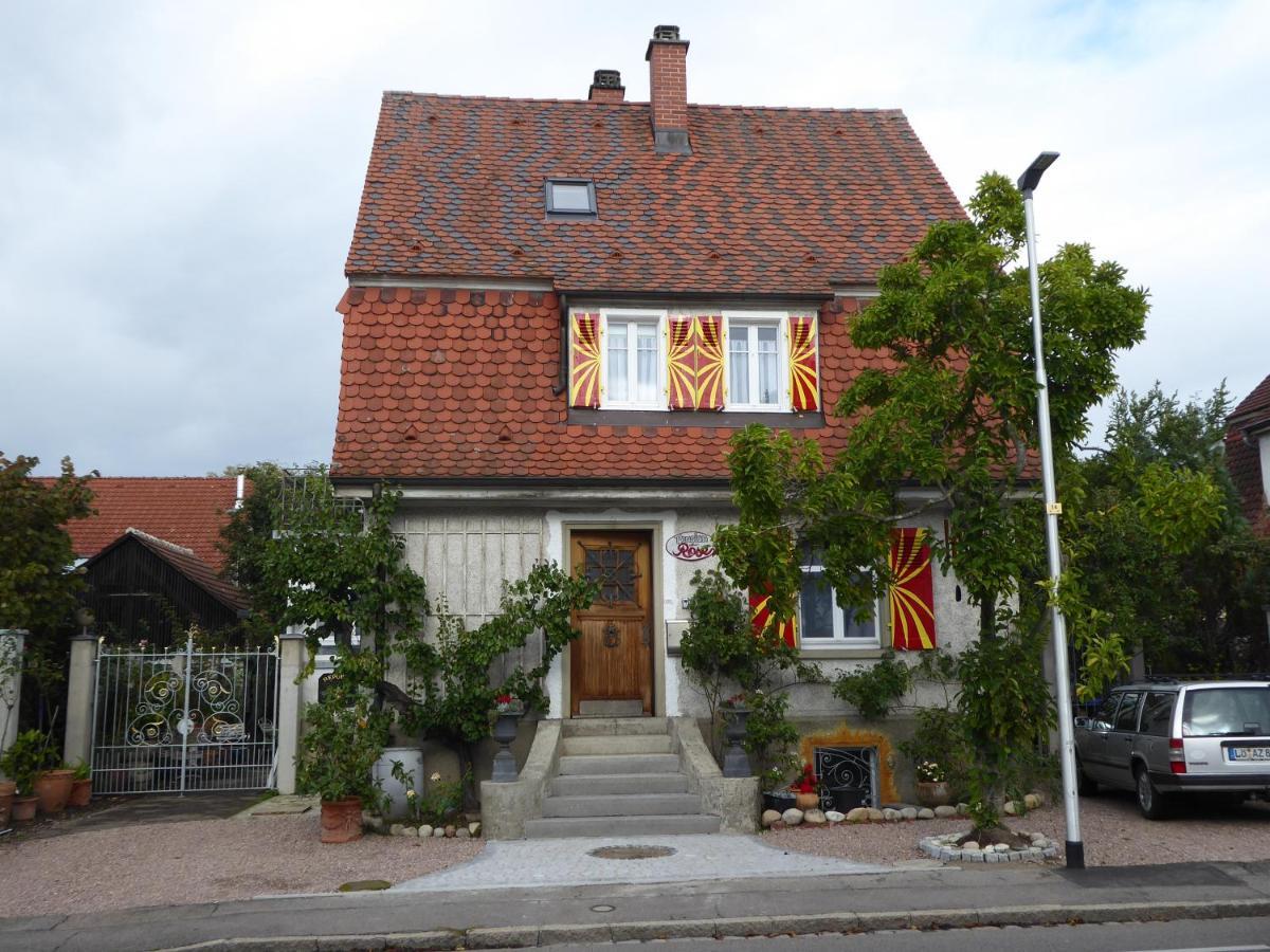 Pension Zur Rose Weil am Rhein Exteriör bild